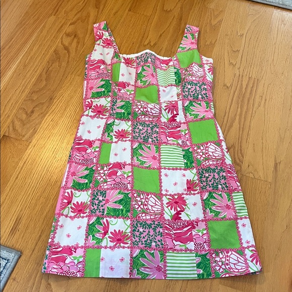 Lilly Pulitzer Dresses & Skirts - Lilly Pulitzer Brycer Printed Ruffle Dress multi patchtastic size 6/8